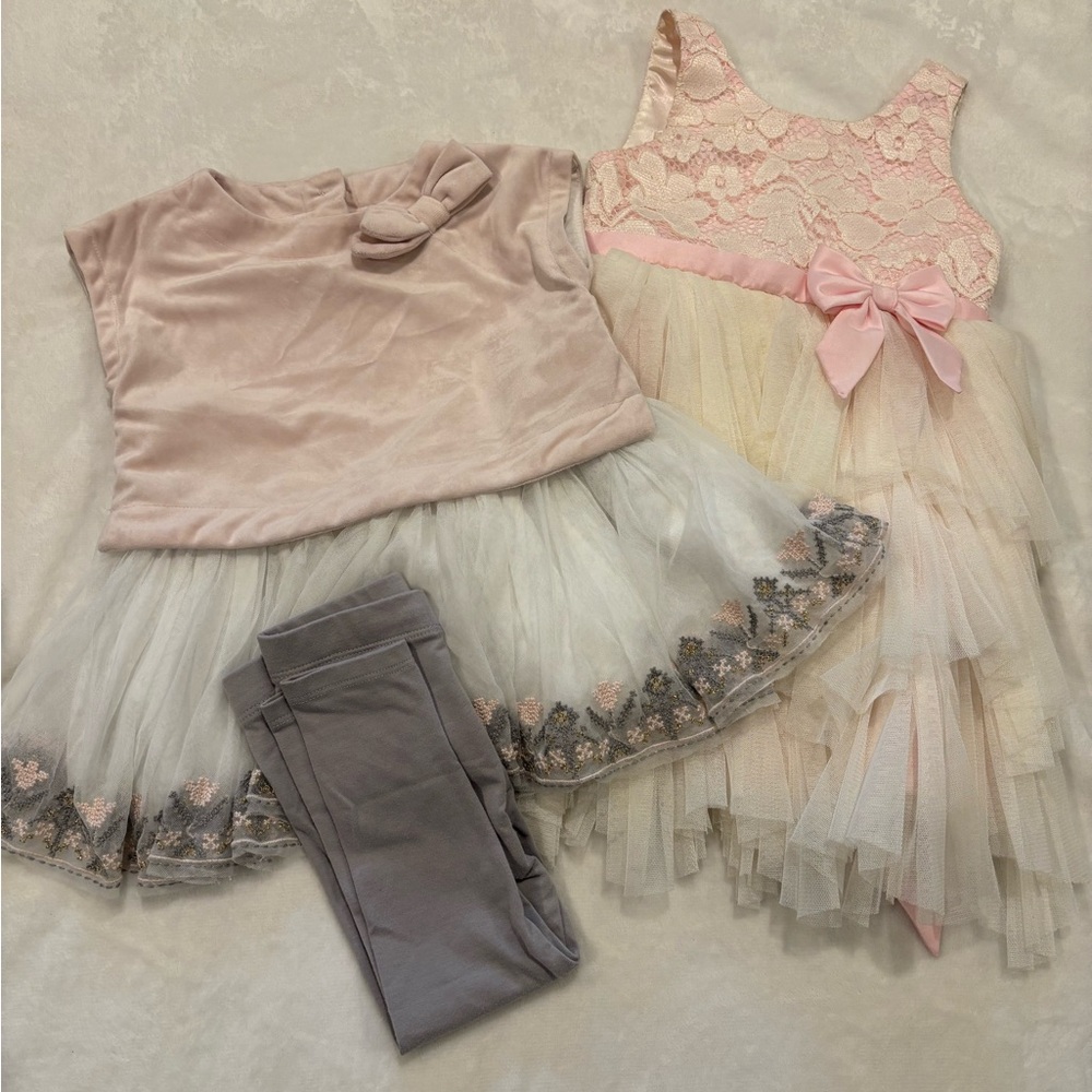 Set of 2 Holiday, Party, Festive, Birthday Dresses